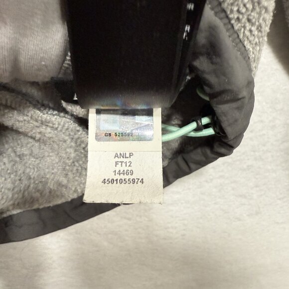 North Face Jacket Womens Medium Gray Fleece Polartec Full Zip Outdoors Pockets - Picture 7 of 11